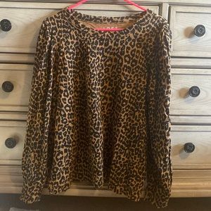 Cheetah print sweater